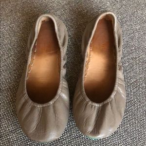 Taupe Tieks ballet flats - size 7